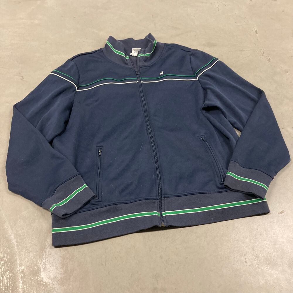 Y2K striped old navy track jacket